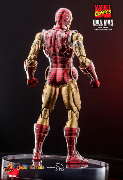 Hot Toys Marvel: Marvel Origins Collection - Iron Man 1960 Deluxe Escala 1/6