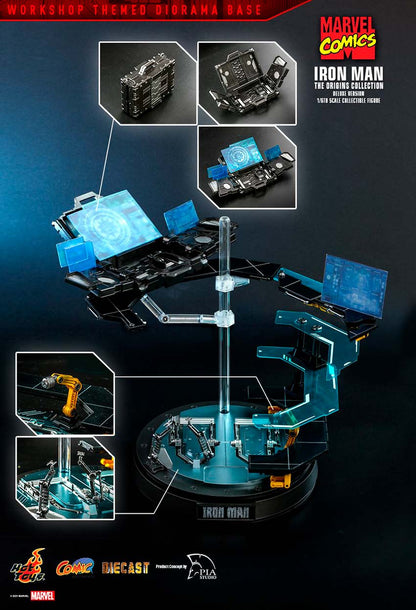 Hot Toys Marvel: Marvel Origins Collection - Iron Man 1960 Deluxe Escala 1/6