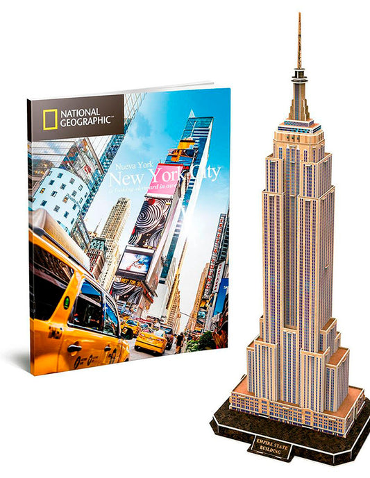 ROMPECABEZAS 3D NOVELTY: NATIONAL GEOGRAPHIC - NUEVA YORK EMPIRE STATE