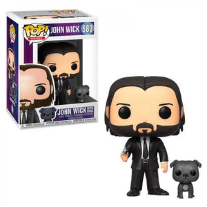 Funko Pop Movies: John Wick - John (Black Suit) con su Perro