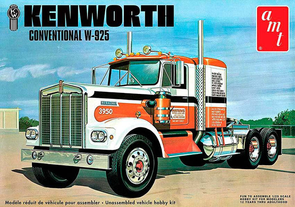 Modelo a escala 1/25 para armar: Trailer Kenworth Conventional W-925
