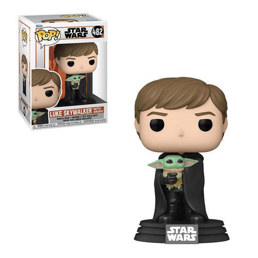 Funko Pop Star Wars: Mandalorian - Luke con Baby Yoda