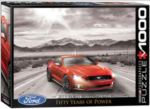 ROMPECABEZAS 1000 PIEZAS EUROGRAPHICS: 2015 Ford Mustang GT Fifty Years of Power