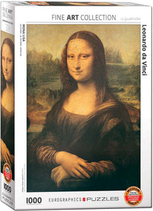 ROMPECABEZAS 1000 PIEZAS EUROGRAPHICS: Mona Lisa - Leonardo Da Vinci