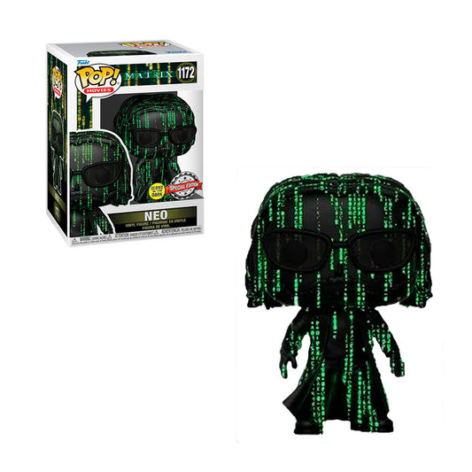 Funko Pop Movies: Matrix 4 Resurrecciones - Neo en la Matrix Exclusivo Glow in the dark
