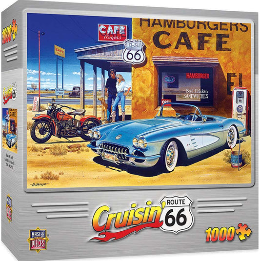 ROMPECABEZAS 1000 PIEZAS MASTER PIECES: CRUISIN' ROUTE 66 CAFÉ