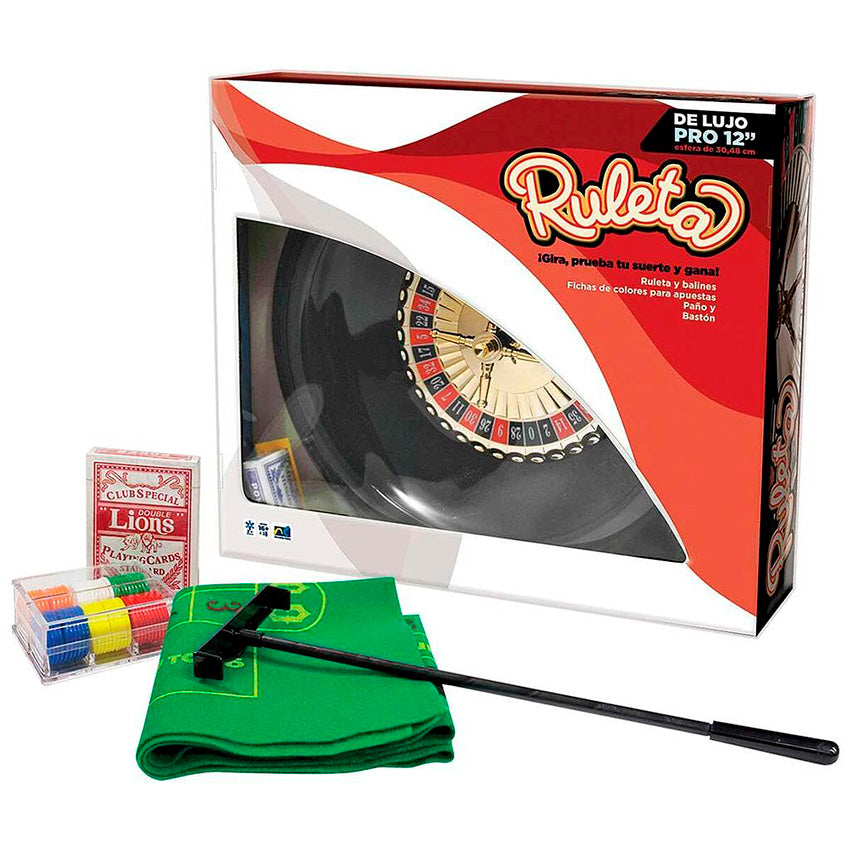 RULETA 12" de Plástico: Juego de Mesa