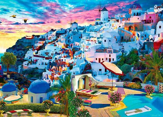 ROMPECABEZAS 1000 PIEZAS MASTER PIECES: SANTORINI SKY
