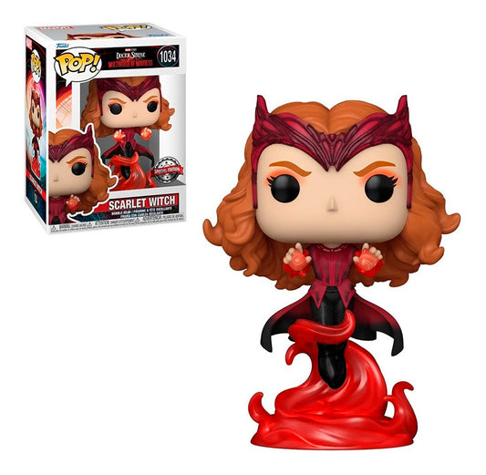 Funko Pop Marvel: Dr Strange Multiverse of Madness - Bruja Escarlata Caos Exclusivo