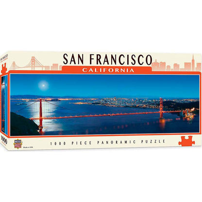 ROMPECABEZAS 1000 PIEZAS PANORAMICO MASTER PIECES: CITYSCAPES - SAN FRANCISCO