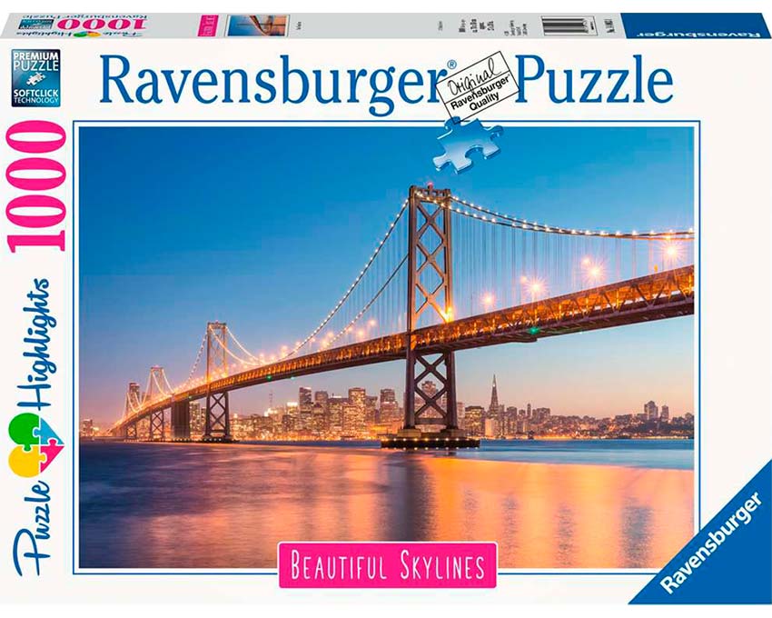 ROMPECABEZAS 1000 PIEZAS RAVENSBURGER: SAN FRANCISCO