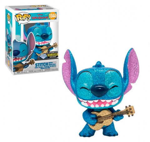Funko Pop Disney: Lilo & Stitch - Stitch con Ukulele Diamond Exclusivo
