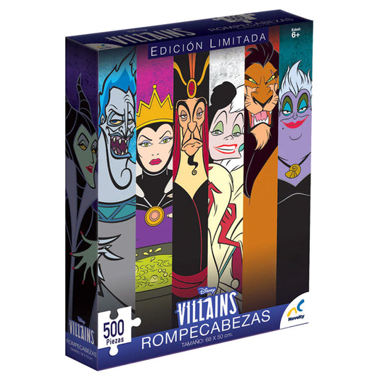 ROMPECABEZAS 500 PIEZAS NOVELTY: VILLANOS DE DISNEY
