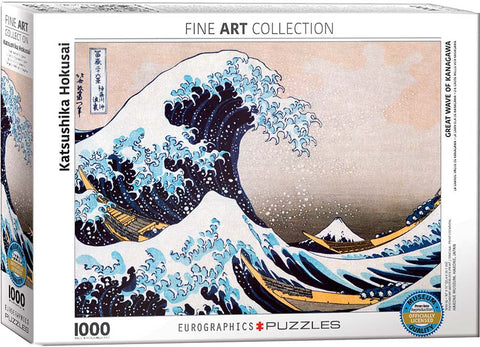 ROMPECABEZAS 1000 PIEZAS EUROGRAPHICS: La Gran Ola Great Wave off Kanagawa - Katsushika Hokusai