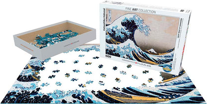 ROMPECABEZAS 1000 PIEZAS EUROGRAPHICS: La Gran Ola Great Wave off Kanagawa - Katsushika Hokusai