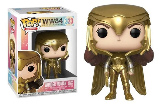 Funko Pop Heroes: Wonder Woman 84 - Wonder Woman Golden Armor (Mujer Maravilla con Armadura Dorada)
