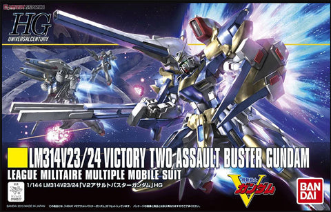 Bandai - Gundam Model Kit - Victory Two Assault Buster Gundam HGUC 1/144