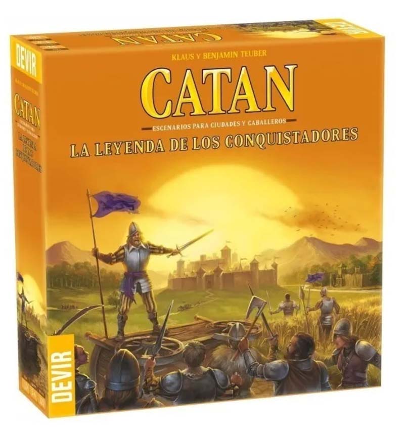 ESCENARIOS PARA EXPANSIÓN CATAN CIUDADES Y CABALLEROS DEVIR: LA LEYENDA DE LOS CONQUISTADORES