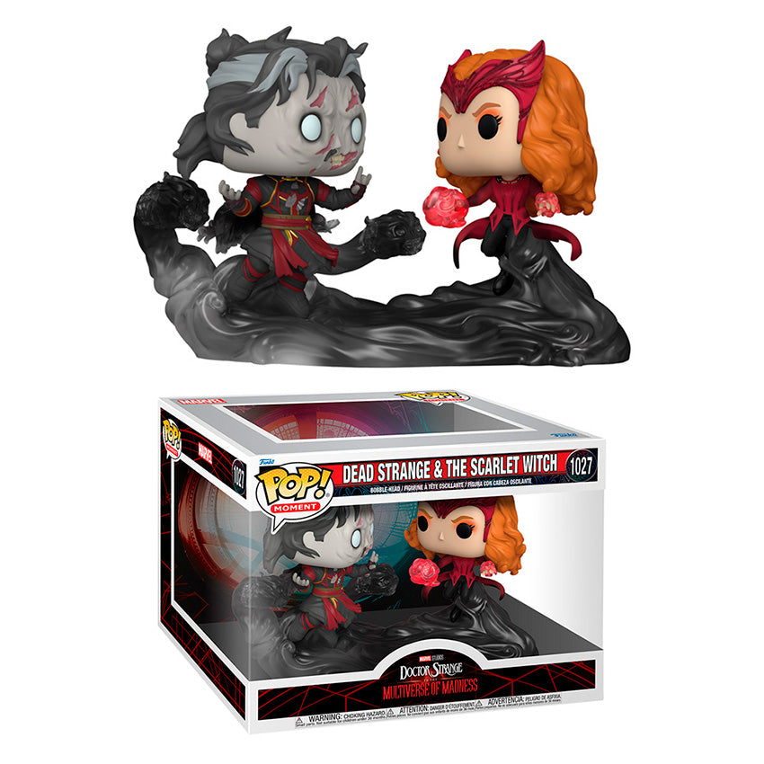 Funko Pop Moment Marvel: Dr Strange Multiverse of Madness - Dead Strange vs Bruja Escarlata