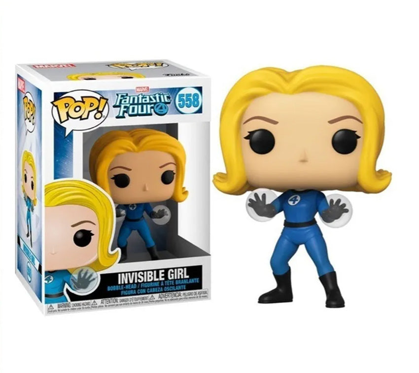Funko Pop Marvel: Los 4 Fantásticos - Mujer Invisible