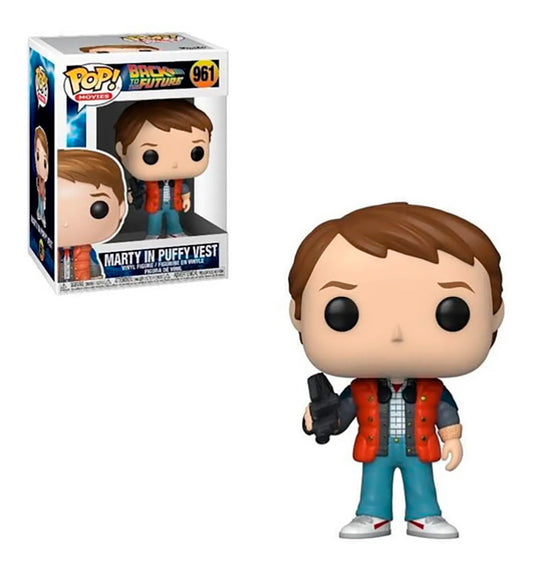 Funko Pop Movies: Back to the Future (Volver al Futuro) - Marty con Chaleco