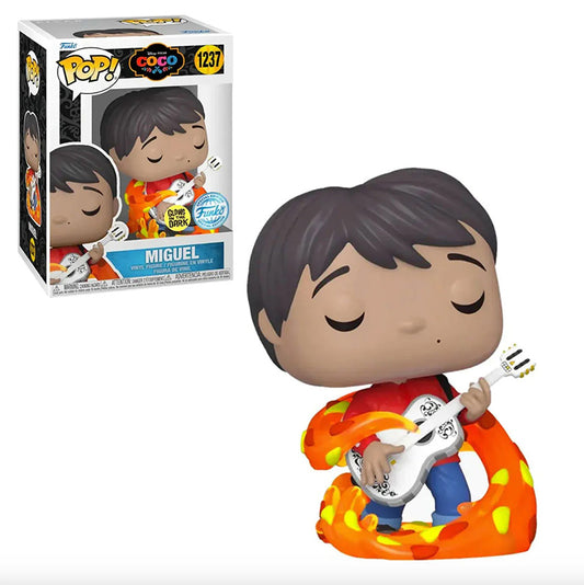 Funko Pop Disney: Coco - Miguel con Guitarra Glow Exclusivo