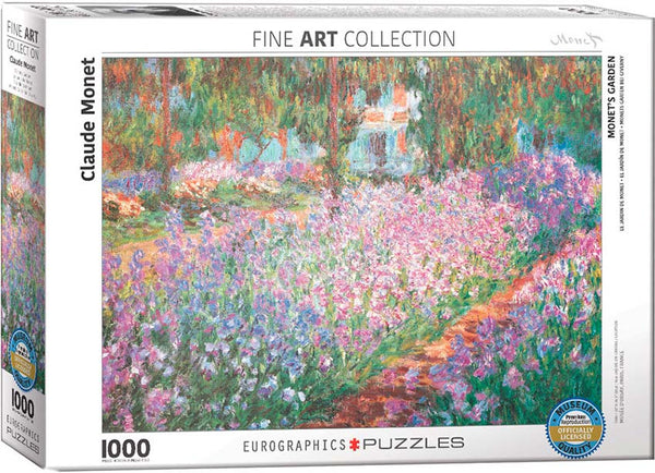 ROMPECABEZAS 1000 PIEZAS EUROGRAPHICS: Monet's Garden - Claude Monet