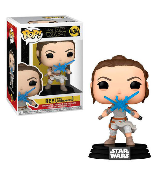 Funko Pop Star Wars: Star Wars Rise of Skywalker - Rey con 2 Sables