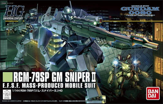 Bandai - Gundam Model Kit - GM Sniper II Gundam 0080 War in the Pocket HG 1/144