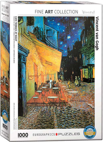 ROMPECABEZAS 1000 PIEZAS EUROGRAPHICS: Café Terrace at Night - Vincent Van Gogh