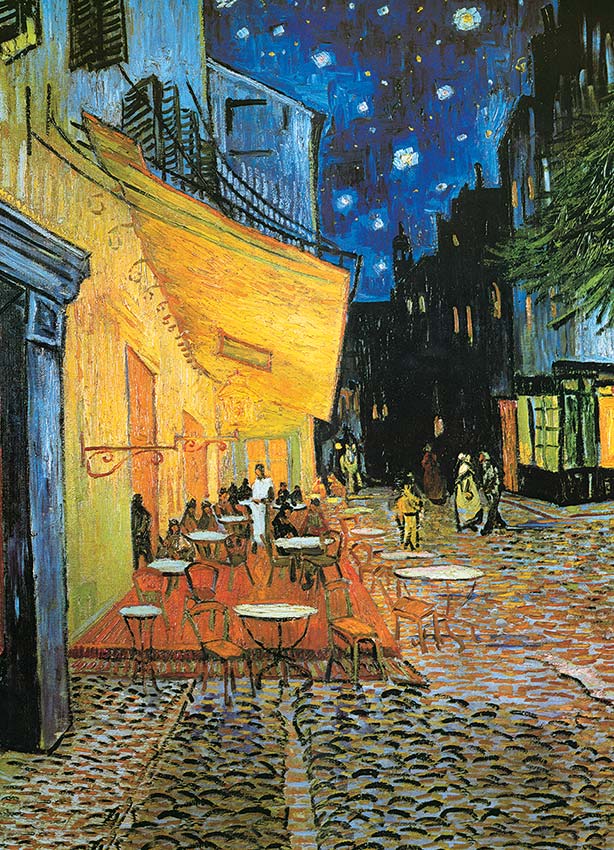 ROMPECABEZAS 1000 PIEZAS EUROGRAPHICS: Café Terrace at Night - Vincent Van Gogh