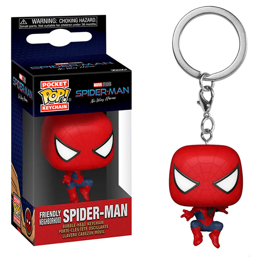 Funko Pop Keychain Marvel: Spiderman No Way Home - Spiderman (Tobey) Llavero