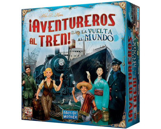 JUEGO DE MESA MARCA ASMODEE: ¡Aventureros al tren! - Viaje por el Mundo
